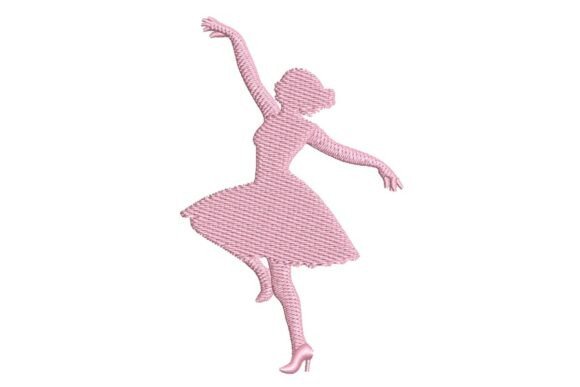 Dancing Ballerina Embroidery