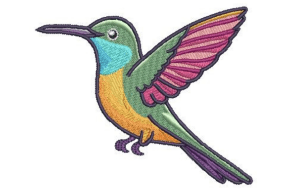 Hummingbird Embroidery