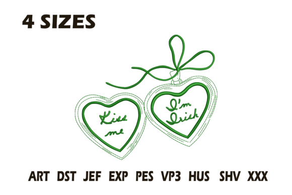 Kiss Me I'm Irish Embroidery