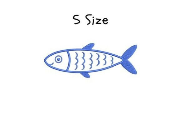 Sardine Machine Embroidery Design
