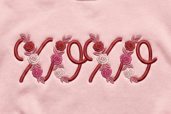 Valentine’s Day XOXO Embroidery Designs